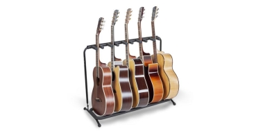 RockStand - Multiple Guitar Rack Stand - for 5 Classical or Acoustic Guitars / Basses